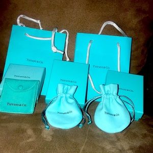 NEW Tiffany & Co. jewelry bags, boxes and pouches
